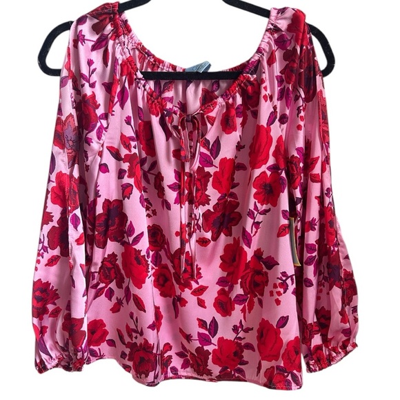 CECE Long Sleeve Blouse With Open Sleeve Detail small - Picture 3 of 6